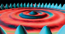 Quantum Corral: This intriguing nanoscale image, called the Quantum Corral, was created by Donald Eigler, Michael Crommie, and Christopher Lutz in 1993 at IBM’s Almaden Research Center.
